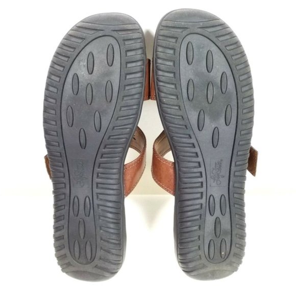 Life Stride Escape Womens Brown Vegan Leather Slip-On Open Toe Sandal Size 7.5M - Picture 7 of 8